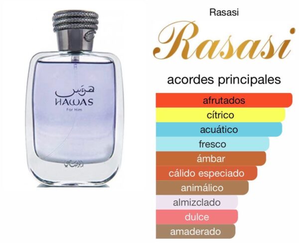 Rasasi Hawas For Him   Rasasi Hombre x100ml