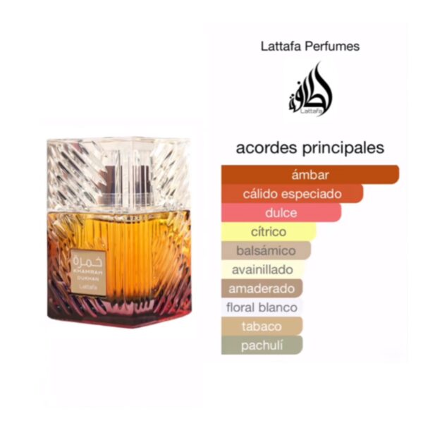 Khamrah Dukhan Lattafa Hombre